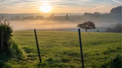 Ochtendnevel, de foto