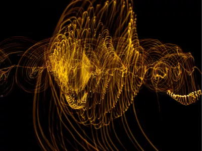 Lightpainting 3, de foto