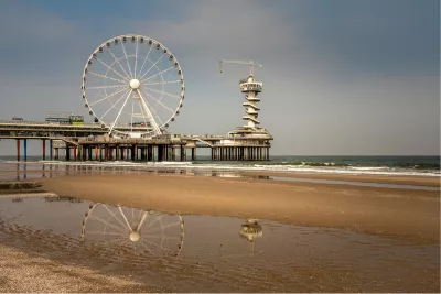 Het stand van Scheveningen, de foto