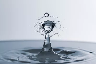 Water vindt water, de foto