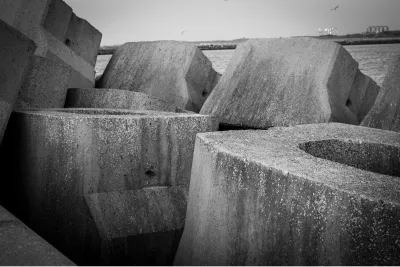 Beton en getij, de foto