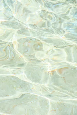 Turquoise zee, de foto
