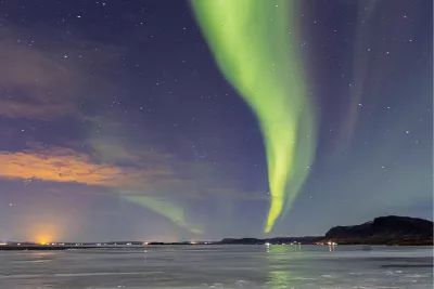IJsland, noorderlicht, de foto