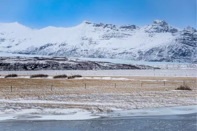 IJslandschap, de foto