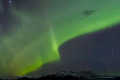 Noorderlicht in IJsland, de foto