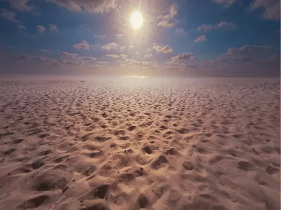 Zand onder de zon, de foto
