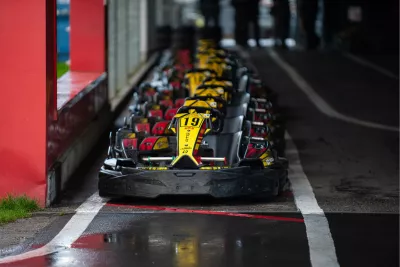 Wachten op de start, de foto