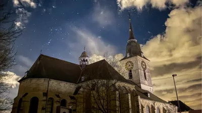 Kerk bij nacht 1, de foto