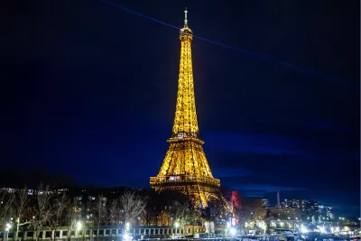 Eiffeltoren aan de Seine, de foto